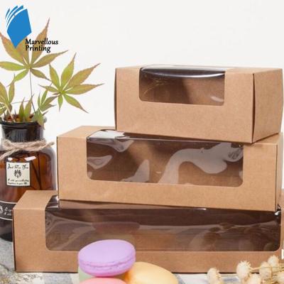 China Custom Paper Packaging Biscuit Cookies Cookies Chocolate Donut Bread Recyclable Cookie Box for sale