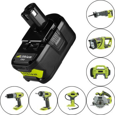 China Home Appliances 8.0Ah 18V Li Ion for Ryobi ONE+ P104 P105 Battery Power Source 40v Lithum Uon Battery and Charger Grinder for sale