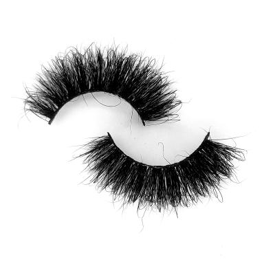 China Handmade Eyelashes 25mm Fluffy Good Quality Mink Eyelashes Factory Price Thick Strip 100% Real Mink Fur Lashes Wholesale Price Full for sale