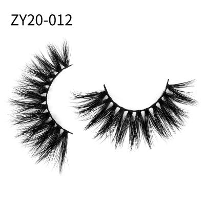 China Thick Wholesale Real Mink Lashes Real Fur Full Eyelashes 3D Good Quality Strip Lashes Private Label for sale