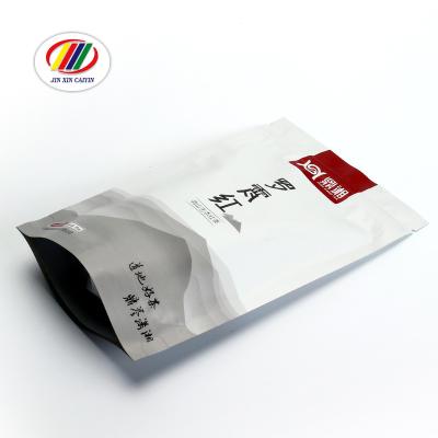 China Zipper Lock+tear notch Chinese factory direct sale low price stand zipper bag blocking sunlight aluminum foil bag packaging black tea for sale