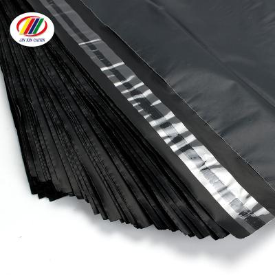 China Manufacturer Inventory Quality Commodity Matte Black Polyethylene Disposable Self Adhesive Bag Clothing Plastic Express Bag for sale