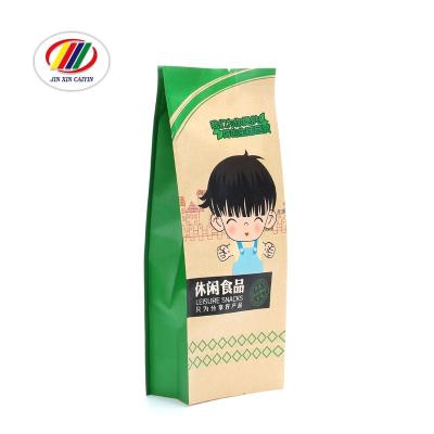 China Factory Direct Selling Color All Sides Recyclable Chinese Food Grade Plastic Bag Kraft Paper Snacks Food Packaging Sealed Bag for sale