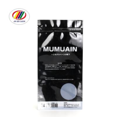 China Socks Plastic Bag Moisture Proof Resealable Three Side Sealed Bag Custom Underwear Packaging for sale