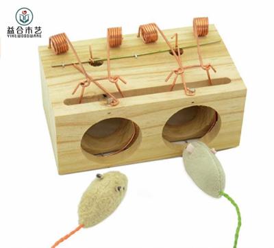 China Viable Humane Multi Hook Hole Rat Rodent Control Killer Wooden Mouse Trap for sale