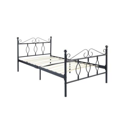 China Simple Esschert Design 192*106*96cm Modern Wholesale Black Platform Bed Frame for sale