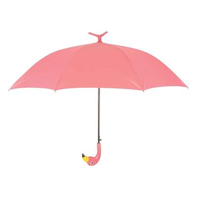 China Custom Cheap Agriculture Promotion Upright Umbrellas With Flamingo Handle Wholesale Umbrella for sale