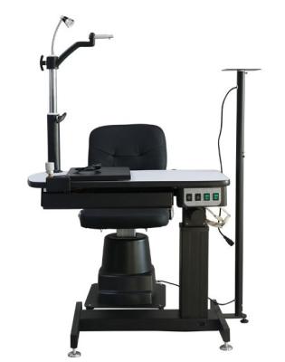 China Europe style factory price luxury professional optical instrument ophthalmic manual combo table and chair ophthalmic unit for sale