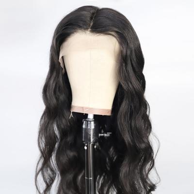 China Body Wave 5x5 Body Wave Lace Up Wigs For Black Women , Body Wave 5*5 Raw Virgin Cuticle Aligned Hair Lace Front Wig Vendors for sale