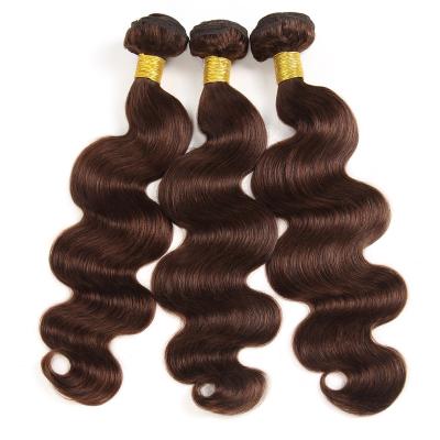 China Wholesale Brazilian Peruvian Body Wave Hair Extensions 2# Straight Virgin Hair Body Wave Virgin Hair Double Weft Bundles for sale