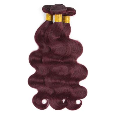 China Brazilian Body Wave Wholesale Price Grade 10A 99J Body Wave Hair Extension for sale