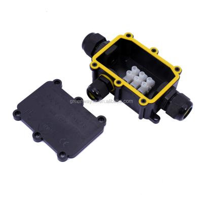 China Greenway Hot Sale M686 3 Hole Waterproof IP68 Terminal Block Connector Box for sale