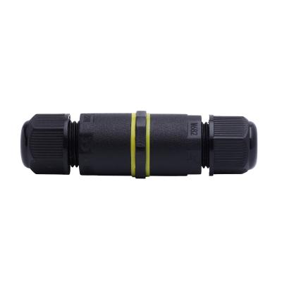 China Power M16 / PG9 2 PIN 3 Led Waterproof Cable Connector IP68 Small Waterproof Connector for sale