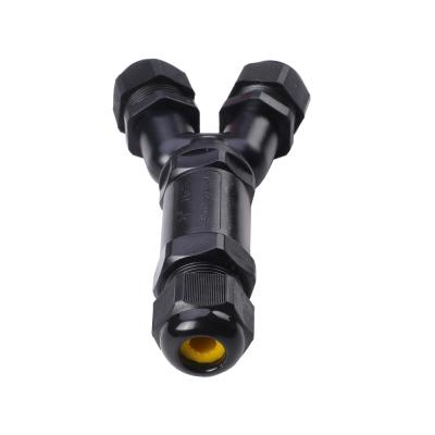 China Waterproof Electrical Power GREENWAY M685 Terminal OEM TUV CE ROHSi IP68 Black Connector for sale