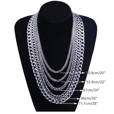 China Trendy 925 Sterling Silver Diamonds Tennis Chain Necklace for Hip Hop Jewelry for sale