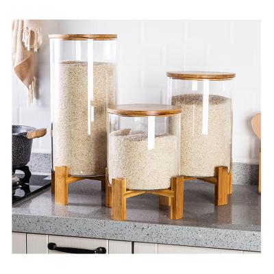 China 24 X 11.5cm Wooden Food Container 150ml Wooden Plant Stand  Bottle Holder for sale