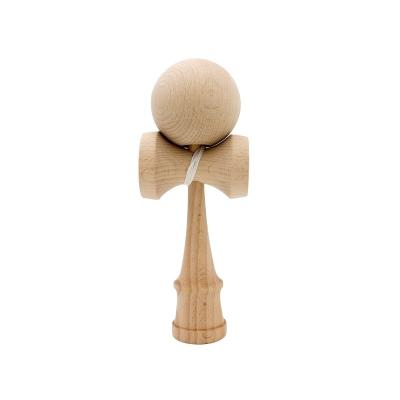 China 2 tot 4 jaar Houten Kendama Laser Logo Houten Puzzle Toy 190 X 70mm Te koop