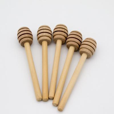 China Tableware Wooden Muddler Eco Friendly Customized Size Honey Stir Bar for sale