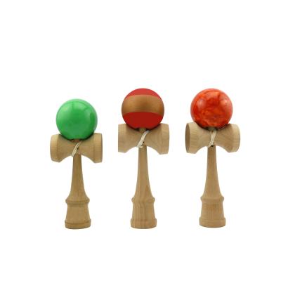 China Kinderen Volwassen Houten Kendama Speelgoed Kendama Beheersend Jongleren Ballen Speelgoed Te koop