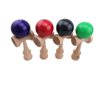 Cina Kendama in legno di faggio colorato Kendama in legno personalizzato con corda in vendita