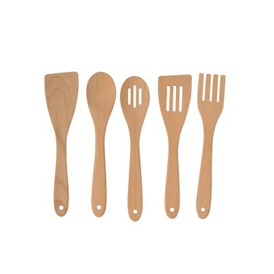 China conjunto de cucharas de cocina de madera de abedul en venta