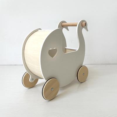 China 3 en 1 Juguete Montessori personalizable Blanco de madera Push Walker Juguete 0 a 3 años en venta