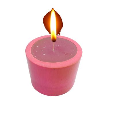 China Wedding decoration party Christmas natural wooden candle holder for sale