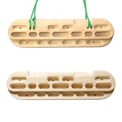 China Wandmontage houten Finger training board Klimmen Hangboard Rock Klimmen Training als Klimmen Fingerboard met potten, hellingen Te koop