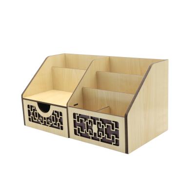 China Productos de madera al por mayor - Exquisite Desktop Storage Box Veneer de madera contrachapada, caja de madera contrachapada caja antigua en venta