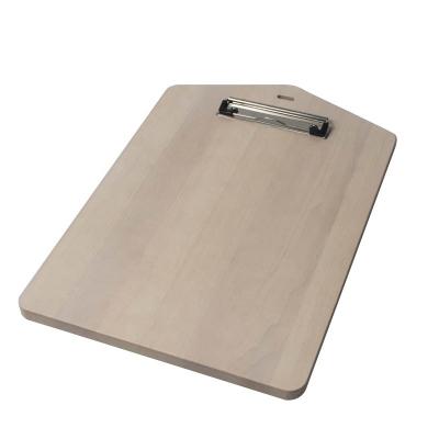 China Pine Wood A4 double-sided writing board with clip Paperboard Clipboard Basics Hardboard Office Clipboard for sale