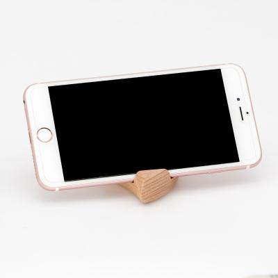 China Portable Smartphone Holder wood phone stand Mobile phone base for sale