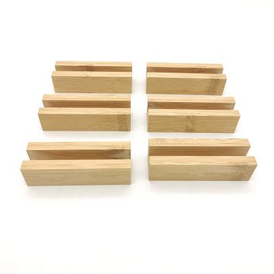 China wooden phone holder eco-firendly bamboo wood products for sale