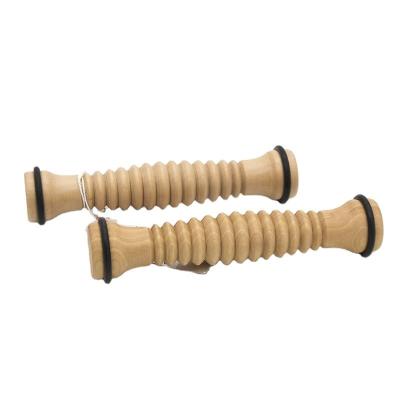 China Healifty Wooden Foot Roller Massager Light Weight Yoga Relax Rod Massage Stick for Full Body for sale