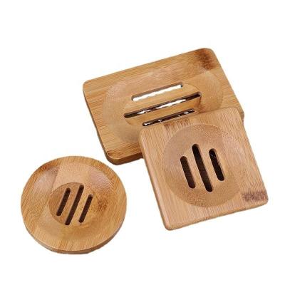 China Bamboo Natural Wooden Soap Dish Holder For Bathroom Kitchen for sale