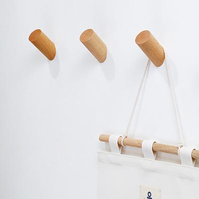 China Wood Wall Hooks Natural Wood Wall Hooks Hanger Clothes Hanger Hook for sale