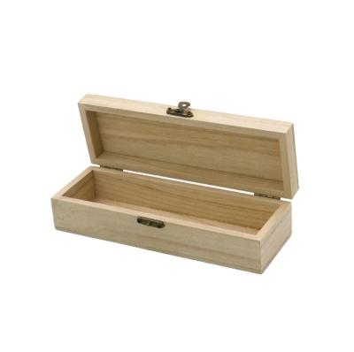 China Artesanía de regalo Caja de madera de lujo Paulownia Joyería de viaje de madera Organizador en venta