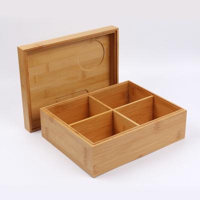 China Handmade Large Stash Box - Storage For Herbs and Accessories | 100% Bamboo w/Natural Finish  box for sale