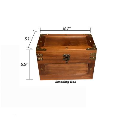 China Decorations 8.7 Inch Wooden Food Containers  Wooden Storage Box Kitchen for sale