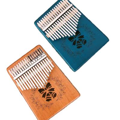 China 17-KEY Kalimba Wooden Thumb Piano for Kids and Adults Beginners Portable Music Box Customizable Logo Gift for sale