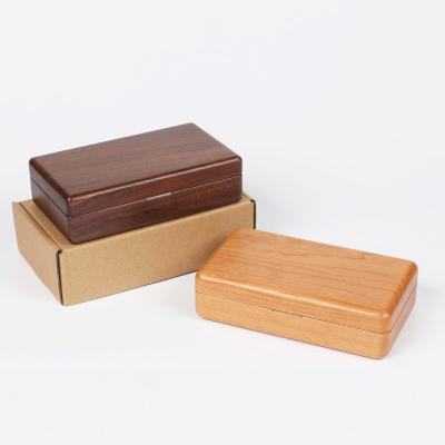 China Durable wooden box jewelry storage box Ring  Packaging Custom logo for sale