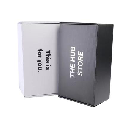 China Recyclable Luxury Closing Flap White And Black Airplane Crate Airplane Gift Box Cosmetic Gift Box for sale