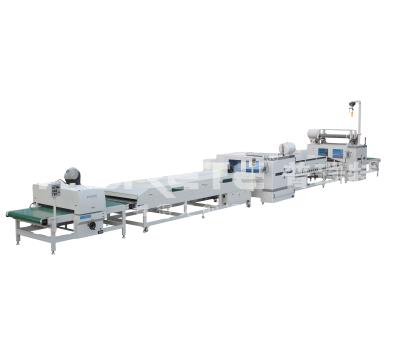 China Hotels PUR laminating machine to press PVC film onto PVC panel en venta