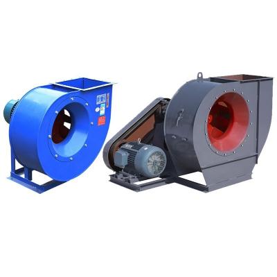 China Prevent Corrosion High Pressure Belt Drive Dust Extraction Fan 3000w Powerful Centrifugal Fan 3000 Cfm for sale