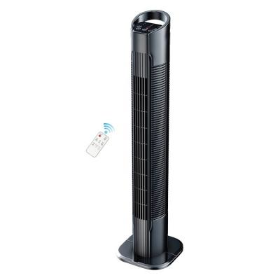 China Super Cooling 31 Inch China Swing Floor Standing Bladeless 3 Speed ​​Slim Tower Fan With Remote Control For Home Appliance for sale