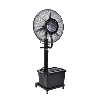 China Low Noise 26 30 Inch Large Powered Outdoor Centrifugal Humidifier Water Mist Fan for sale