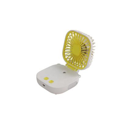 China Two Fan 3 Speeds Water Fan Portable Handheld Head Fan Rechargeable Personal Air Conditioner USB Handheld Small Mini Fan With Air Humidifier for sale