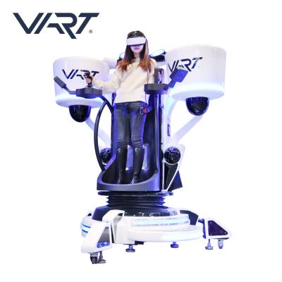 China Original VART Theme Park Pilot 360 Degree Virtual Reality 9D VR Flight Simulator Shooting Games For Sale for sale