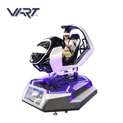 China Digital Game Entertainment Products Vr Car Virtual Reality Simulator Vibration Platform 3D Racing Car Game Interactive Driving Machine With 3D Glasses for sale