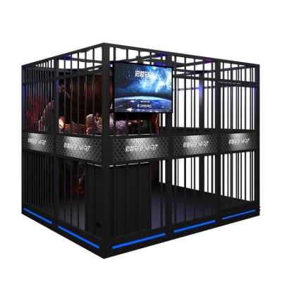 China Large Vr Space 4 Person Virtual Reality Shooting Game Motion Simulator With Headset L3570*W3100*H2450mm for sale