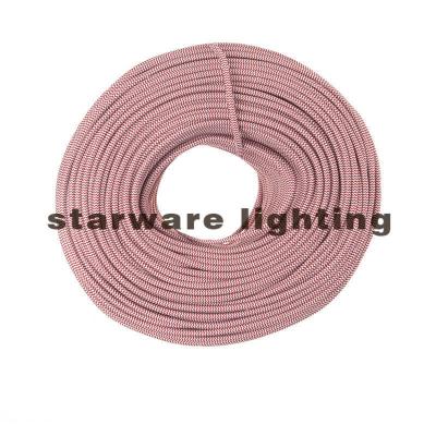 China Decoration Lightings1 2*0.75mm Environmental Friendly Natural Hemp Fabric Electrical Cable Textile Linen Yarn For Decorative Pendant Light for sale